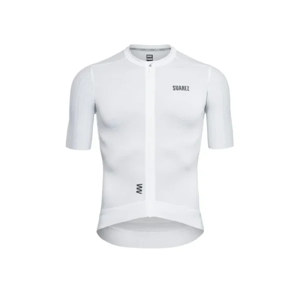 jersey de ciclismo hombre shade white performance