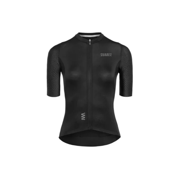 jersey de ciclismo mujer lite black