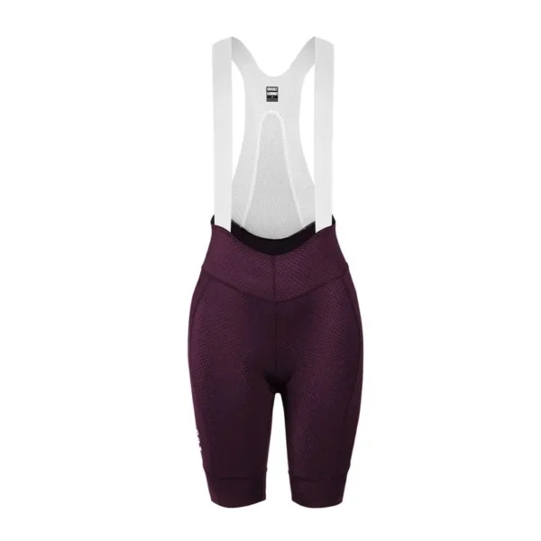 pantaloneta de ciclismo mujer hard dark purple