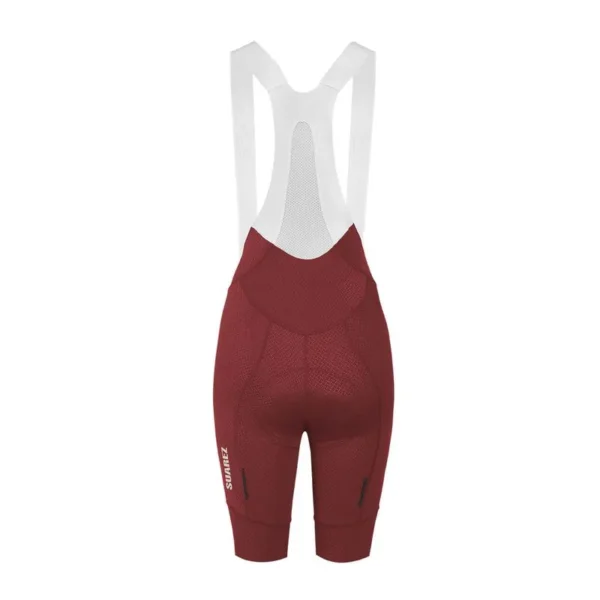 pantaloneta de ciclismo mujer hard moroccon red