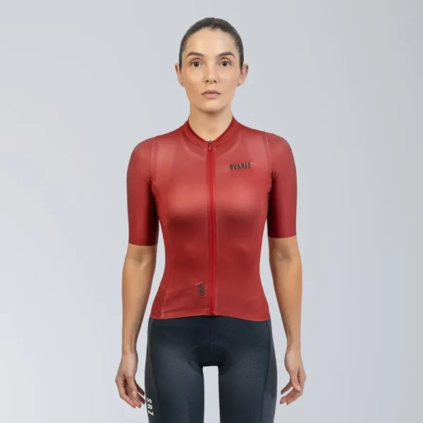 jersey de ciclismo mujer lite aurora red