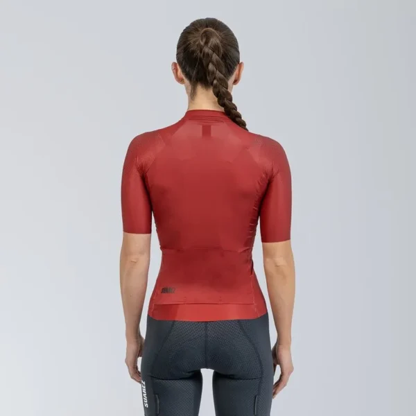 jersey de ciclismo mujer lite aurora red