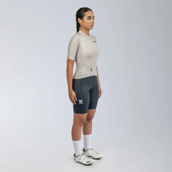 jersey de ciclismo mujer lite warm gray
