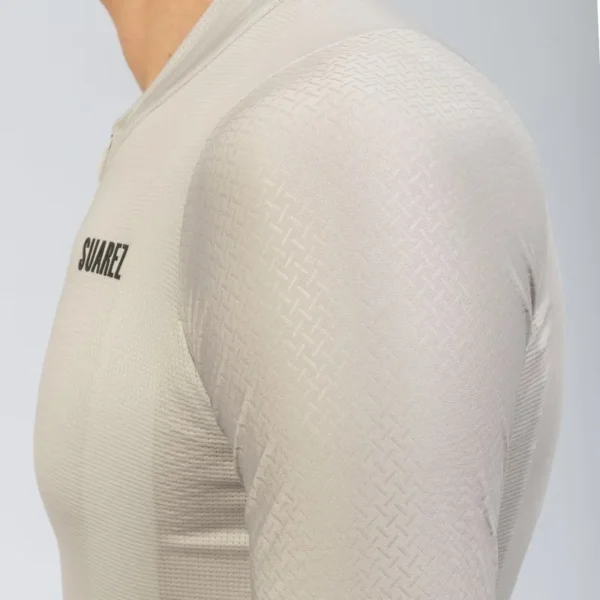 jersey de ciclismo hombre lite warm gray