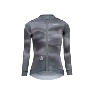 jersey de ciclismo mujer manga larga rapid haze brown performance