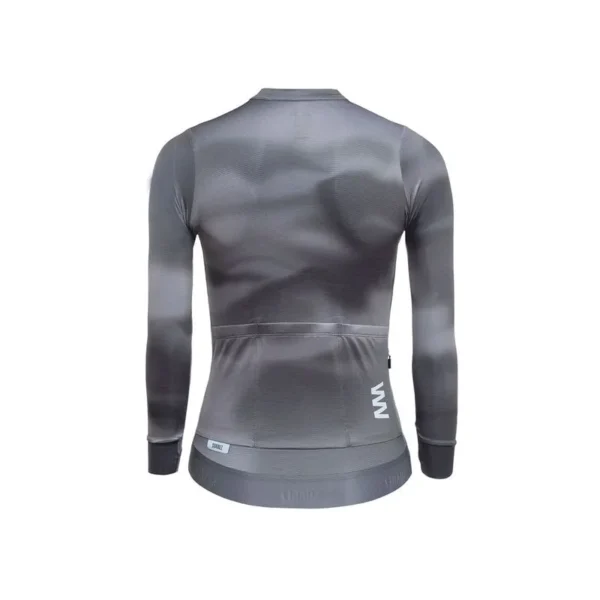 jersey de ciclismo mujer manga larga rapid haze brown performance