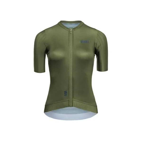 jersey de ciclismo mujer shade olive performance