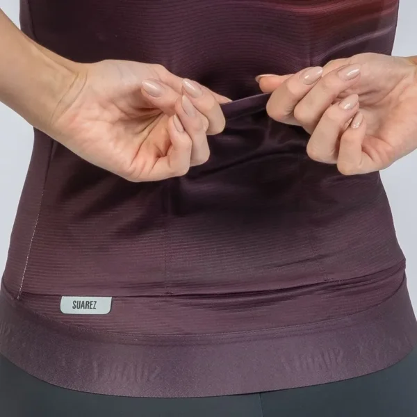 jersey de ciclismo mujer velocity deep purple performance