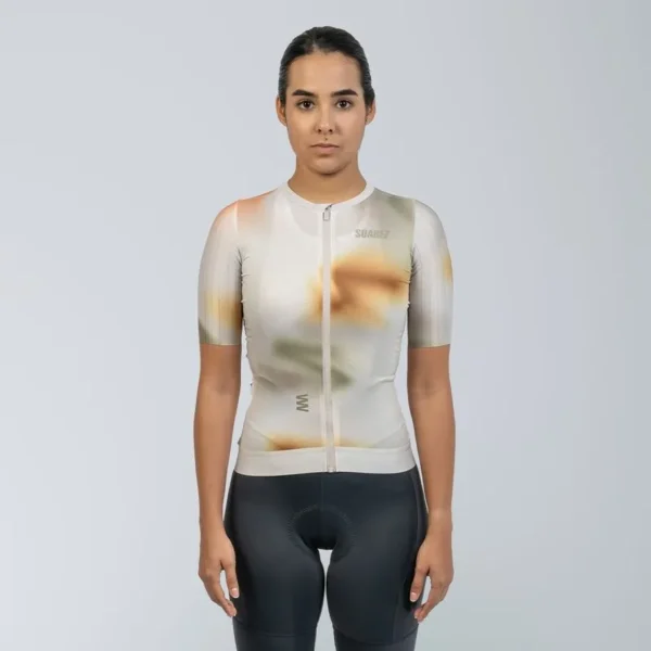 jersey de ciclismo mujer velocity mineral green performance