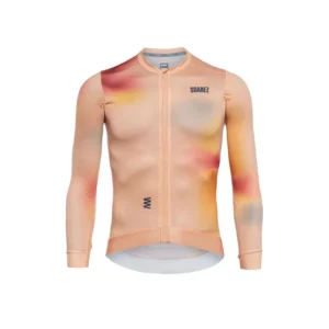 jersey de ciclismo hombre manga larga rapid peach performance