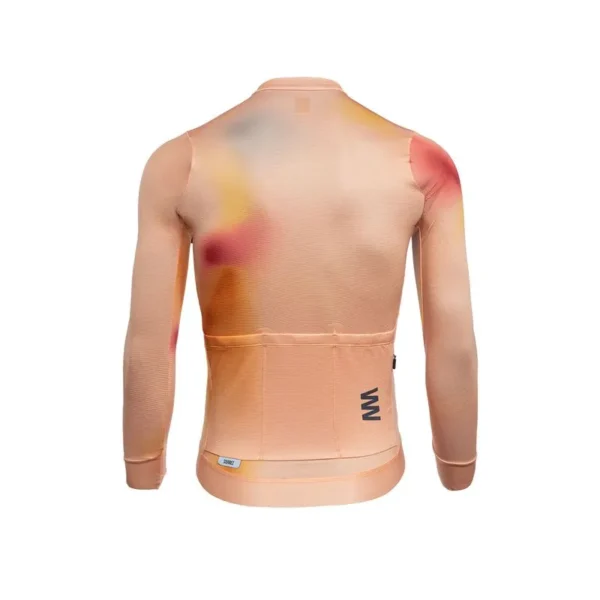 jersey de ciclismo hombre manga larga rapid peach performance