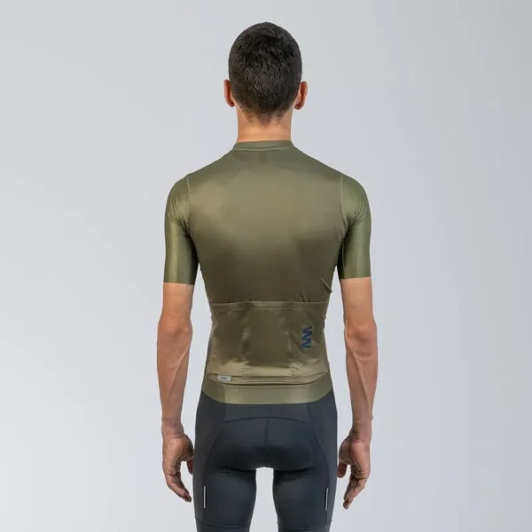 jersey de ciclismo hombre shade olive performance