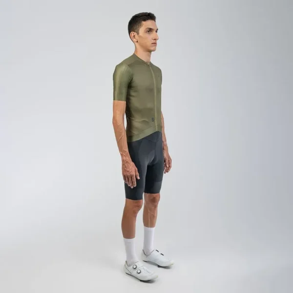 jersey de ciclismo hombre shade olive performance