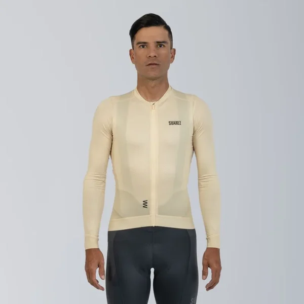 jersey de ciclismo hombre ml shade yellow pie performance