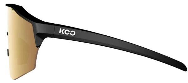 Gafas de Ciclismo KOO Alibi Black Matt Gold Mirror - Image 3