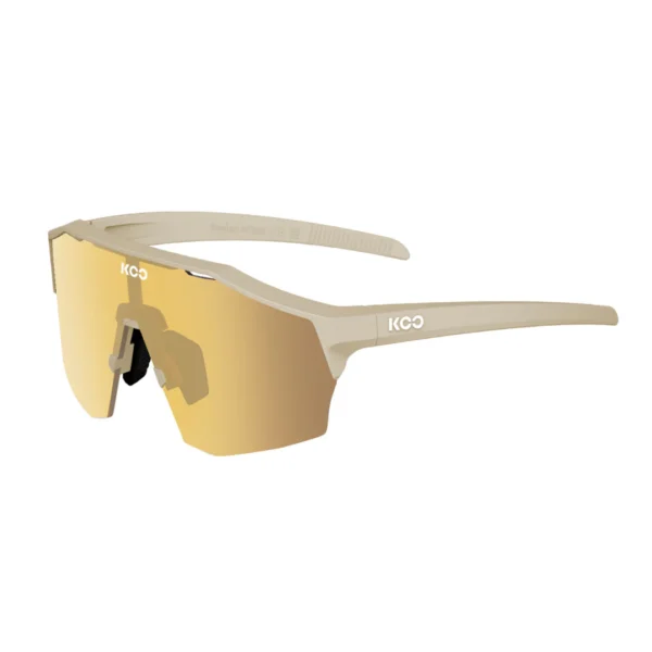 Gafas de Ciclismo KOO Alibi Sand Matt Gold Mirror - Image 3