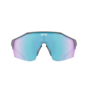 Gafas de Ciclismo KOO Alibi Grey Matt Turquoise Mirror