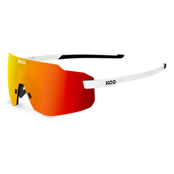 Gafas de Ciclismo KOO Supernova White Red Mirror - Image 3