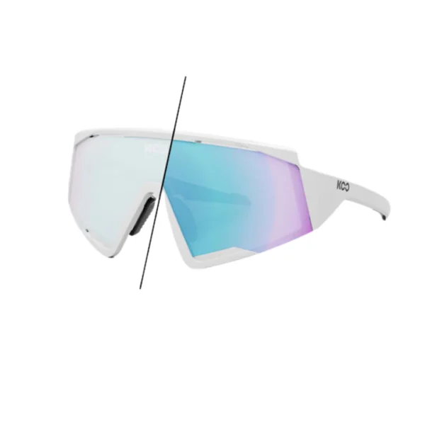 Gafas de Ciclismo KOO Spectro White Photochromatic Turquoise MR - Image 2